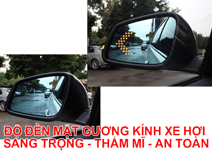 Độ đèn mũi tên gương kính trước | kiếng trước | Kính cửa | kính hông | kính sau | kính lưng | kính hậu  | kính chiếu hậu | gương chiếu hậu | dán kính xe hơi ô tô
